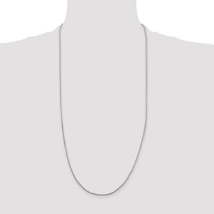 Sterling Silver Diamond-cut Round Franco Chain (Style QFR125-30)