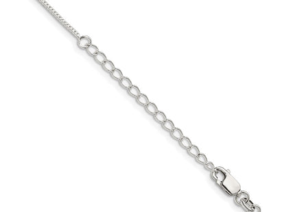 Sterling silver franco link chain, another view