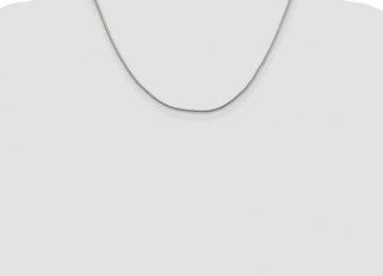 Sterling Silver Rhodium-plated Diamond-cut Round Franco Chain (Style QFR125R-18)