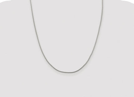 Sterling Silver Rhodium-plated Diamond-cut Round Franco Chain (Style QFR125R-20)