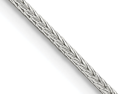 Sterling Silver Diamond-cut Round Franco Chain, 16 x 1.25mm