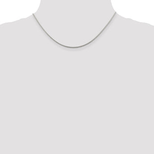 Sterling Silver Diamond-cut Round Franco Chain (Style QFR150-16)