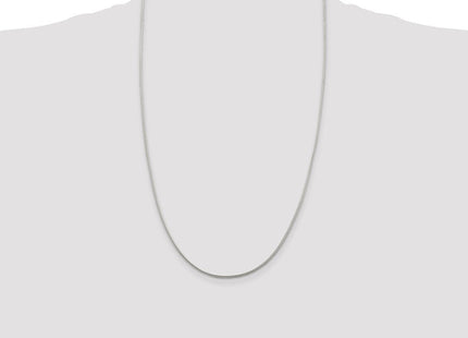 Sterling Silver Diamond-cut Round Franco Chain (Style QFR150-26)