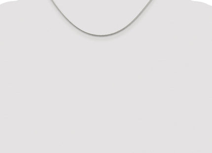 Sterling Silver Rhodium-plated Diamond-cut Round Franco Chain (Style QFR150R-16)