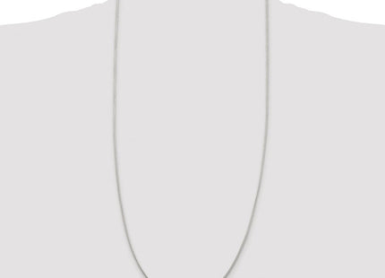 Sterling Silver Rhodium-plated Diamond-cut Round Franco Chain (Style QFR150R-30)