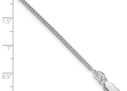 Sterling Silver Rhodium-plated Diamond-cut Round Franco Chain (Style QFR150R-8)