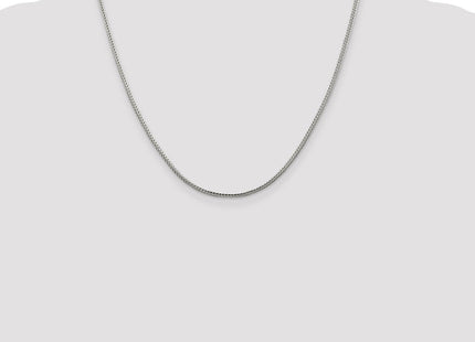 Sterling Silver Diamond-cut Round Franco Chain (Style QFR200-20)