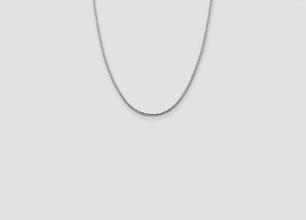 Sterling Silver Diamond-cut Round Franco Chain (Style QFR200-22)