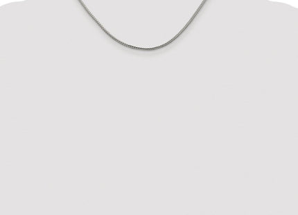 Sterling Silver Rhodium-plated Diamond-cut Round Franco Chain (Style QFR200R-16)