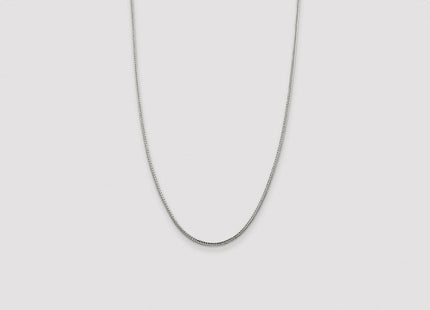 Sterling Silver Rhodium-plated Diamond-cut Round Franco Chain (Style QFR200R-26)