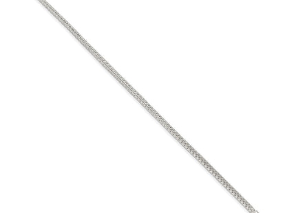 Sterling silver franco link chain, alternate view