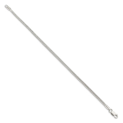 Sterling Silver Diamond-cut Round Franco Chain, 22 x 2.5mm