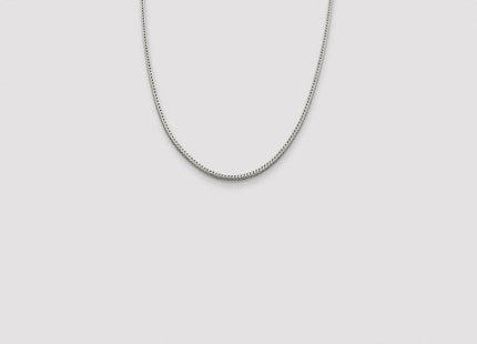 Sterling Silver Rhodium-plated Diamond-cut Round Franco Chain (Style QFR250R-22)