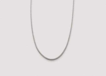 Sterling Silver Rhodium-plated Diamond-cut Round Franco Chain (Style QFR250R-26)