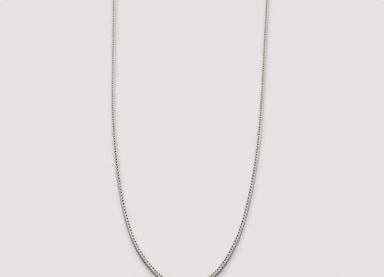 Sterling Silver Rhodium-plated Diamond-cut Round Franco Chain (Style QFR250R-30)