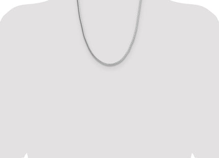 Sterling Silver Diamond-cut Round Franco Chain (Style QFR320-22)