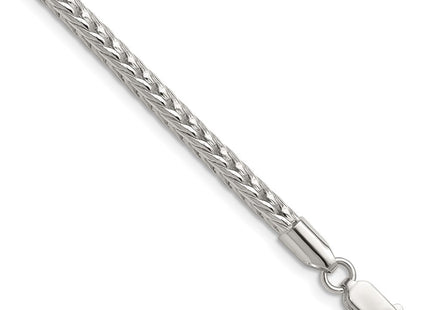 Sterling Silver Diamond-cut Round Franco Chain (Style QFR320-8)