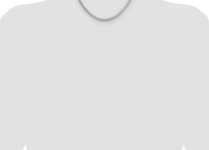 Sterling Silver Rhodium-plated Diamond-cut Round Franco Chain (Style QFR320R-16)