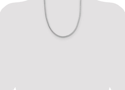 Sterling Silver Rhodium-plated Diamond-cut Round Franco Chain (Style QFR350R-22)