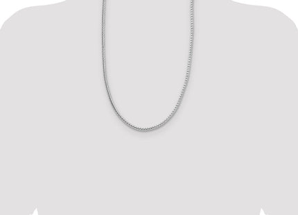 Sterling Silver Rhodium-plated Diamond-cut Round Franco Chain (Style QFR350R-26)