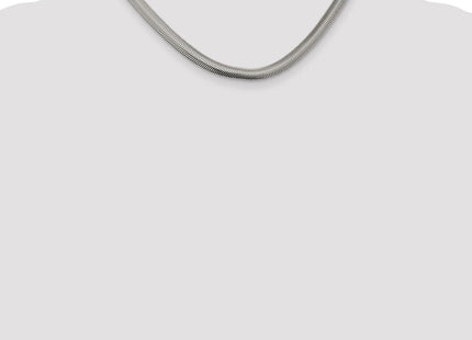 Sterling Silver Flat Oval Snake Chain (Style QFS10-16)