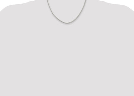 Sterling Silver Flat Oval Snake Chain (Style QFS22-18)