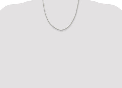 Sterling Silver Flat Oval Snake Chain (Style QFS22-20)