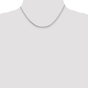 Sterling Silver Diamond-cut Snake Chain (Style QFS3-16)