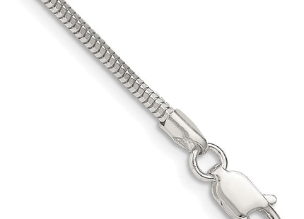 Sterling Silver Diamond-cut Snake Chain (Style QFS3-8)