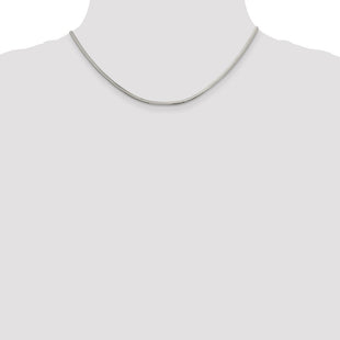 Sterling Silver Diamond-cut Snake Chain (Style QFS4-16)