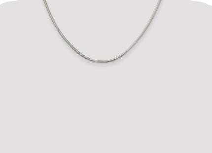 Sterling Silver Diamond-cut Snake Chain (Style QFS4-18)