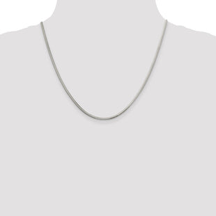 Sterling Silver Diamond-cut Snake Chain (Style QFS4-20)