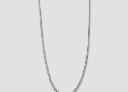 Sterling Silver Flat Oval Snake Chain (Style QFS6-30)