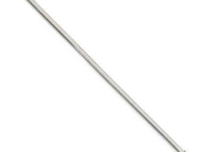 Sterling Silver Flat Oval Snake Chain (Style QFS6-8)
