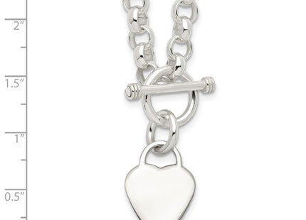 Sterling silver disc necklace, further view