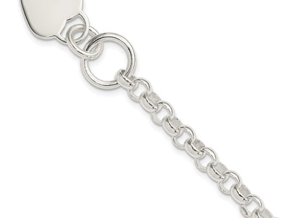 Sterling silver disc necklace, additional view