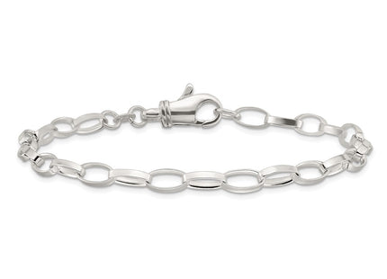 Sterling silver anklet, further view