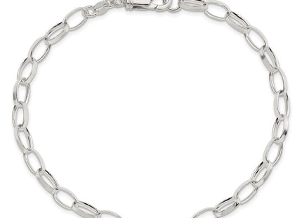 Sterling silver anklet, additional view
