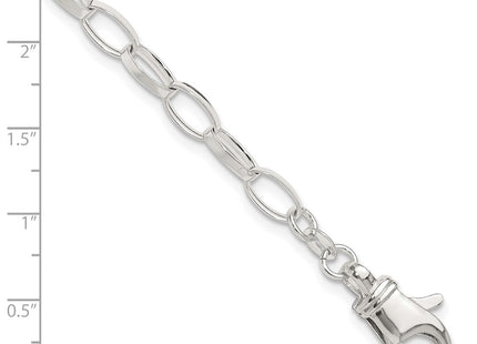 Sterling silver anklet, another view