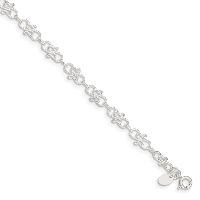 Sterling silver anklet