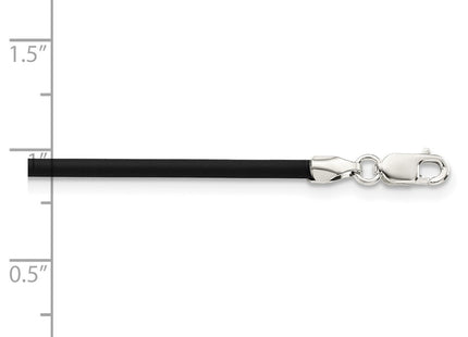 Sterling silver necklace, alternate view