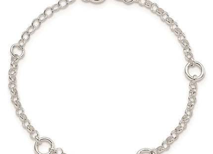 Sterling Silver Chain Bracelets Style QG1329 - Classique Jewelry Inc.