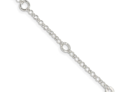 Sterling Silver Chain Bracelets Style QG1329 - Classique Jewelry Inc.