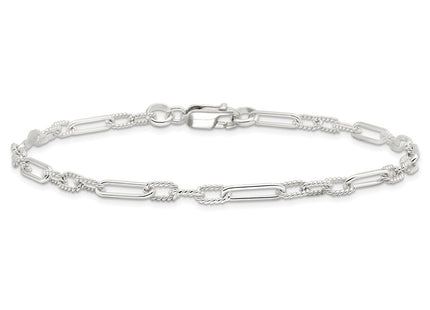 Sterling silver anklet, another view