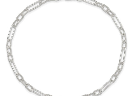 Sterling silver anklet, further view