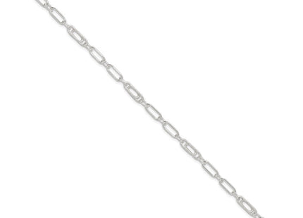 Sterling silver anklet, alternate view