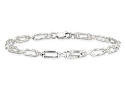 Sterling silver anklet, another view