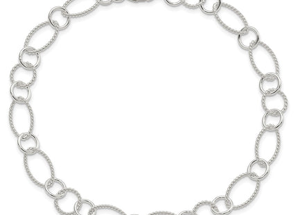 Sterling silver anklet, additional view