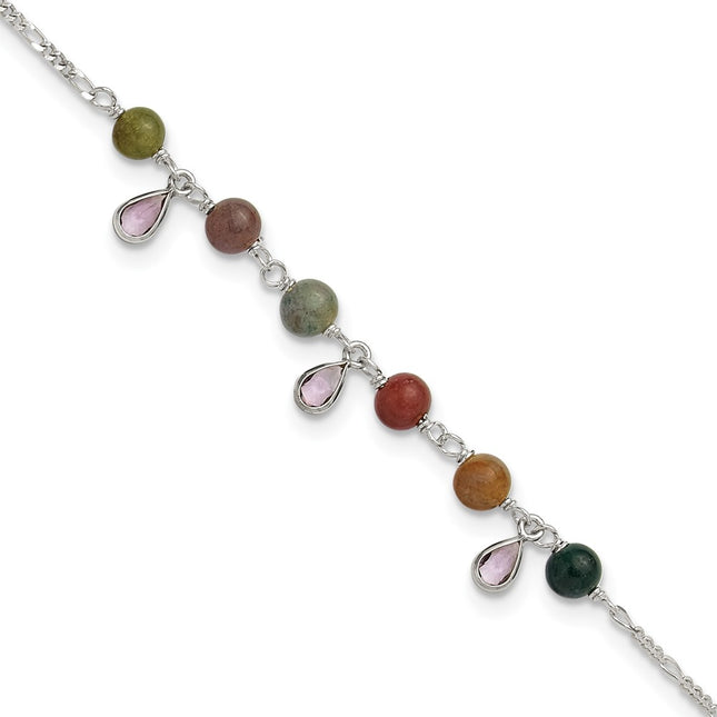 Sterling Silver Bracelets Style QG1402 - Classique Jewelry Inc.