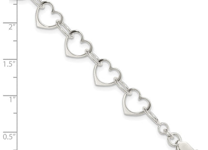 Sterling Silver Bracelets Style QG1469 - Classique Jewelry Inc.